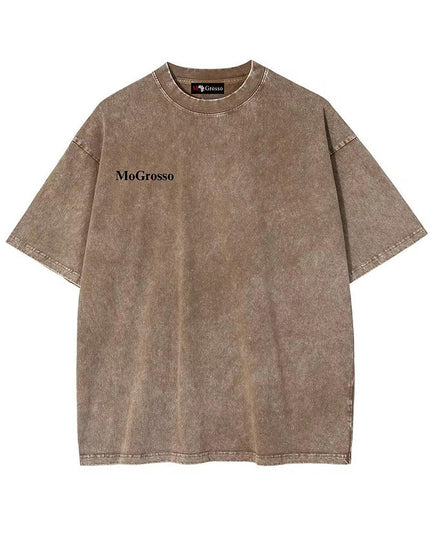 MoGrosso taupe oversized t shirt view daily wear