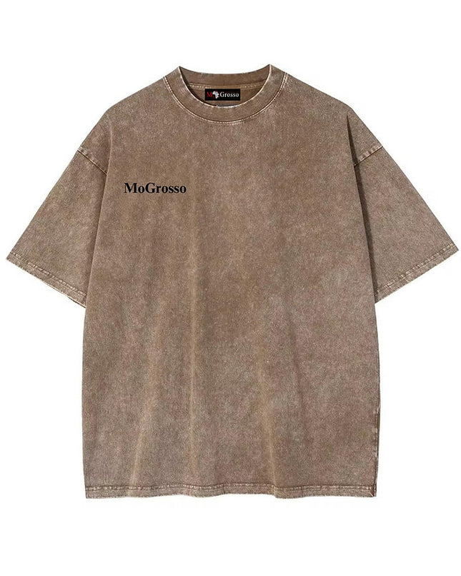 MoGrosso taupe oversized t shirt view daily wear